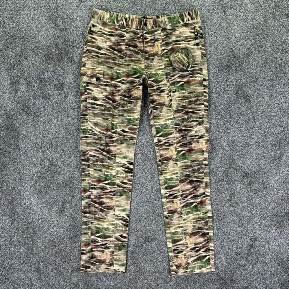 PRPS‎ Camo Cargo Pants Mens 36 Camouflage Straight Leg Casual Streetwear Skater